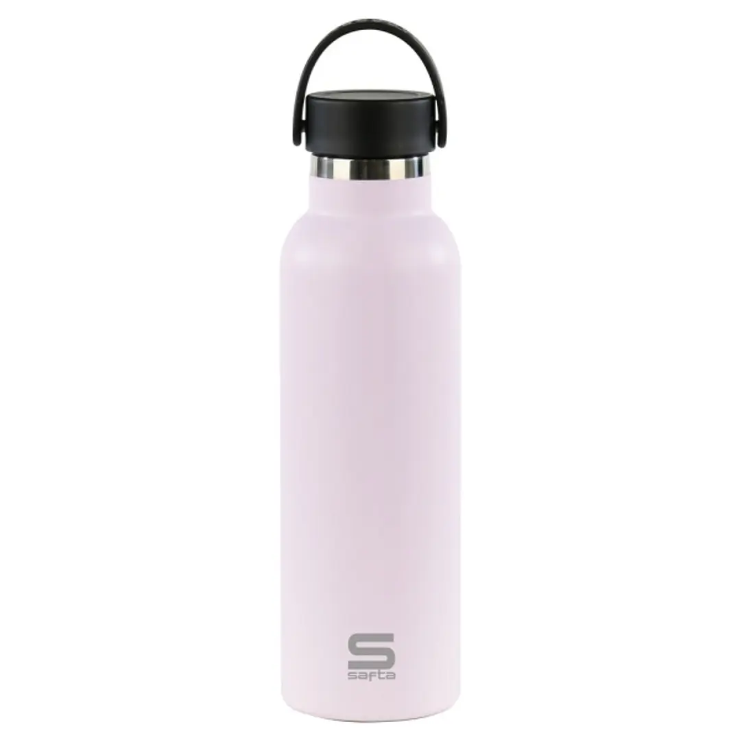 Safta Botella Termo de 600ml - Acero Inoxidable - Asa Superior - Color Violeta 1