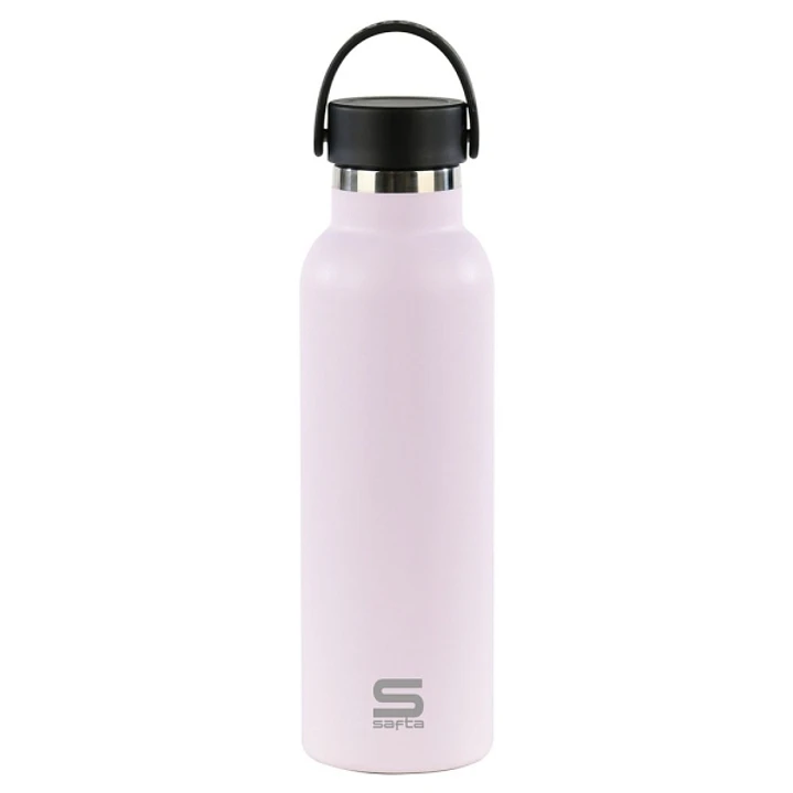 Safta Botella Termo de 600ml - Acero Inoxidable - Asa Superior - Color Violeta 1