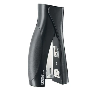 Rapid Ultimate F20 Grapadora Vertical - Hasta 20 Hojas - Para Grapas 24/6 y 26/6 - Grapado Cerrado y Clavado - Color Negro