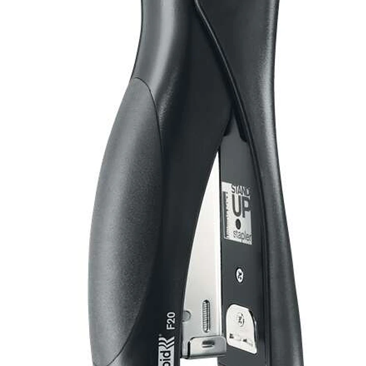 Rapid Ultimate F20 Grapadora Vertical - Hasta 20 Hojas - Para Grapas 24/6 y 26/6 - Grapado Cerrado y Clavado - Color Negro 1