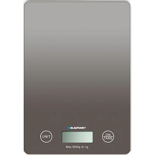 Blaupunkt BP4012 Bascula de Cocina Digital 5kg con Plataforma de Cristal - Pantalla LCD Retroiluminada - Funcion Tara - Alta Precision 1g - Autoapagad