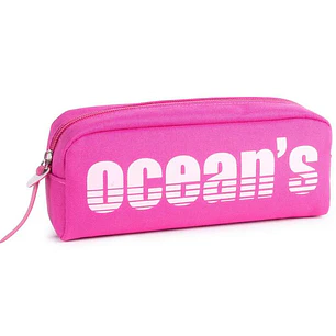 Oceans Wave California Estuche de 1 Cremallera - Tirador Ergonomico - Color Fucsia