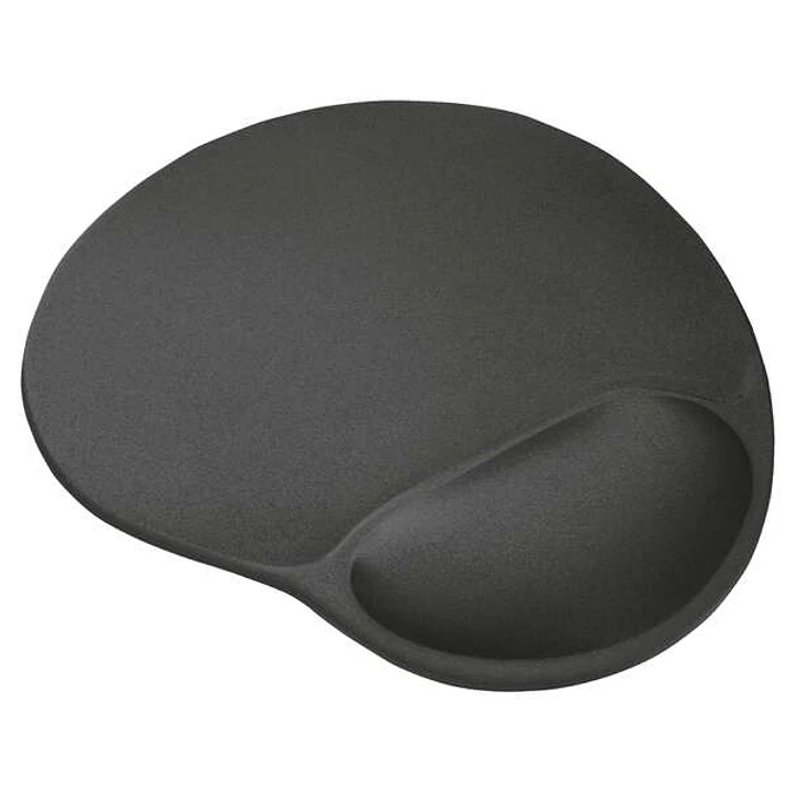 Trust BigFoot Alfombrilla Raton Ergonomica - Reposamuñecas de Gel - Medidas 23.6x20.5x1.6 cm - Color Negro 1