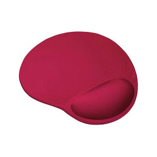 Trust BigFoot Alfombrilla Raton Ergonomica - Reposamuñecas de Gel - 23.6 x 20.5 cm - Color Rojo