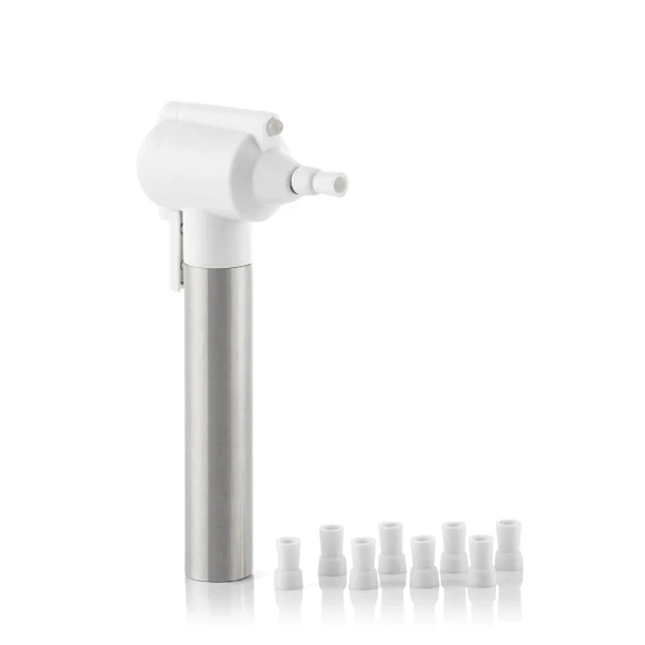 Innovagoods Pearlsher Blanqueador y Pulidor Dental Inalambrico - Luz LED - Acero Inoxidable - Multifuncion - Facil Limpieza - Cabezal Rotatorio - 9 Pu 1