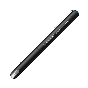 Stabilo Dr!ver Rotulador de Punta Media 0.8mm - Tinta a Prueba de Manchas, Inodora y con Base al Agua - Fabricado con 94% de Bioplastico - Color Azul