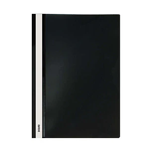 Dohe Dosier con Fastener de Polipropileno - Tamaño A4 - Cubierta Transparente y Trasera Opaca - Ideal para Organizar Documentos