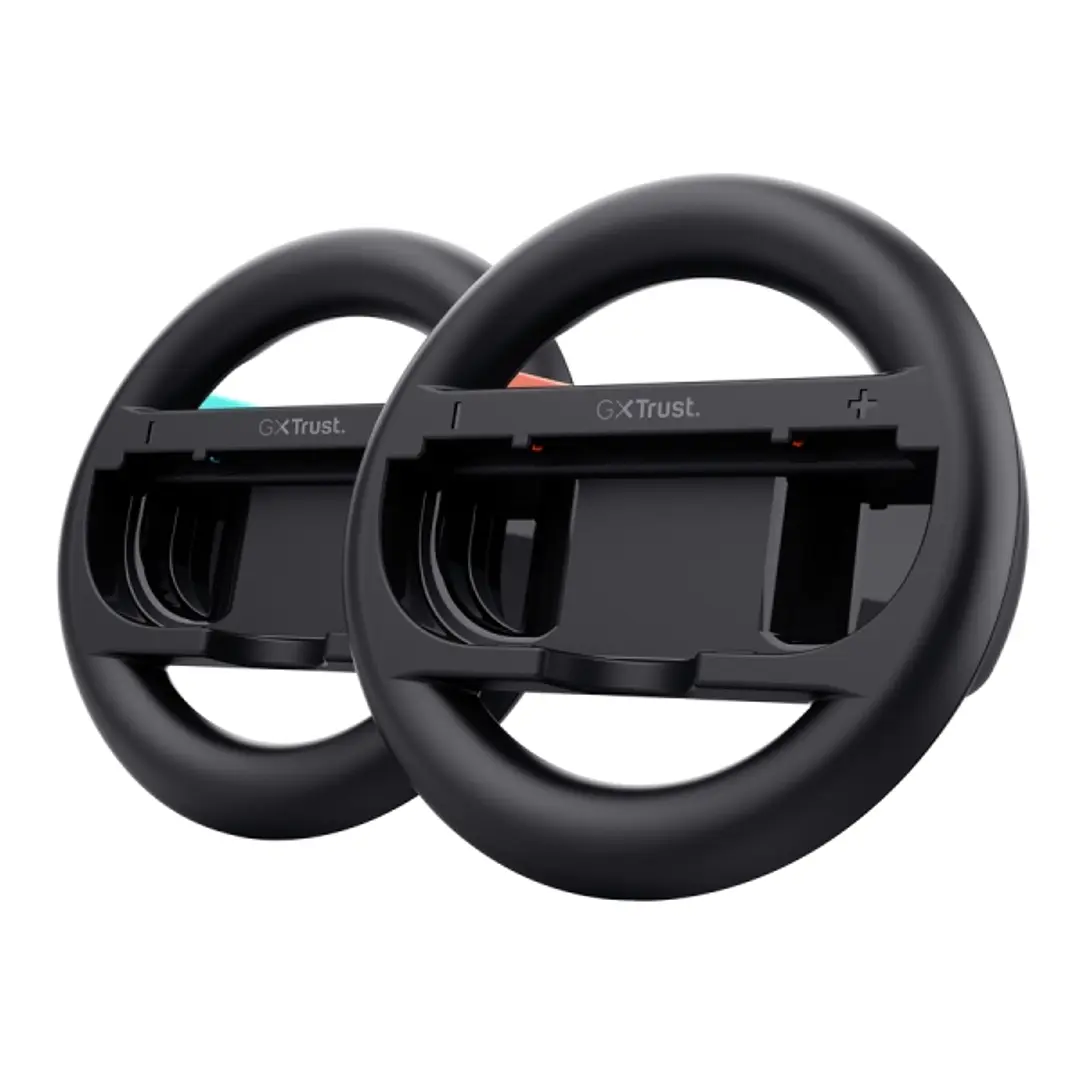 Trust GXT 1257 Pack de 2 Volantes para Joy-Con 2 - Acceso Rapido a los Botones Laterales - Peso Ligero - 33x145mm - Color Negro 1