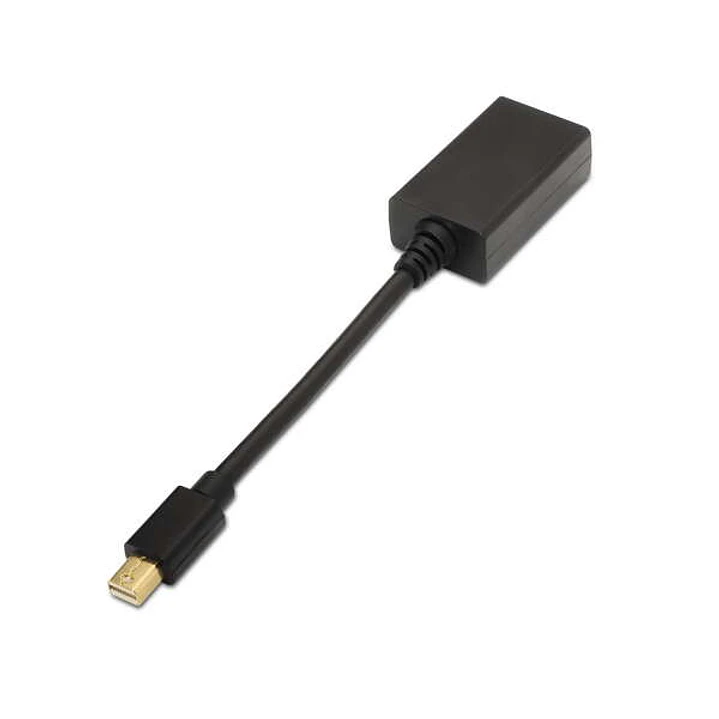 Aisens Conversor Mini DP a HDMI - mDP/M-HDMI A Hembra - 15cm - Color Negro 1