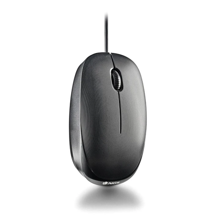 NGS Flame Raton USB-C 1000dpi - 2 Botones - Uso Ambidiestro - Color Negro 1