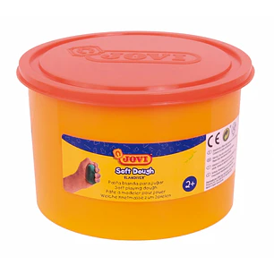 Jovi Soft Dough Blandiver Bote de Pasta de Modelaje 460gr - Blanda y Flexible - Facil de Amasar y Moldear - Ideal para Iniciacion al Modelaje - Color 