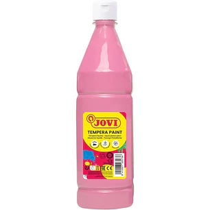 Jovi Tempera Paint Tempera Liquida 1000ml - Base Agua - Lista para Usar - Alto Poder Cubriente - Secado Rapido - Excelente Rendimiento - Facil Aplicac