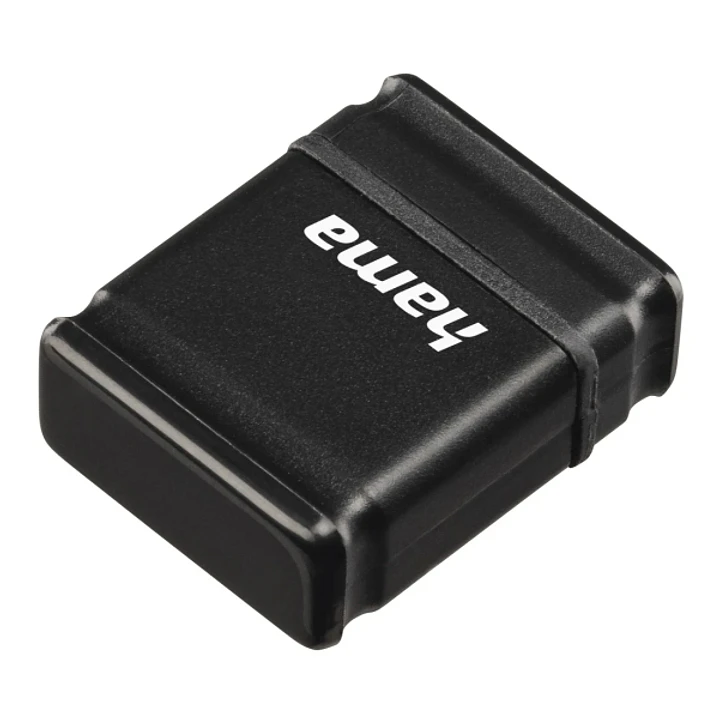 Hama Smartly Memoria Pendrive USB 2.0 con Tapa - 64GB de Capacidad - 15Mb/s de Transferencia - Color Negro 1