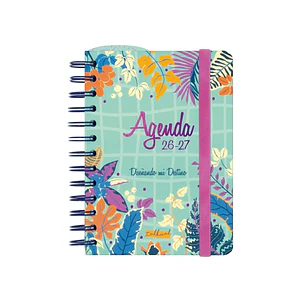 Finocam Talkual Agenda Escolar 26/27 - 1 Dia por Pagina - Formato 8º - 120x169mm - Tapa Dura - Papel de 80g/m2 - Espiral Metalica - Multicolor