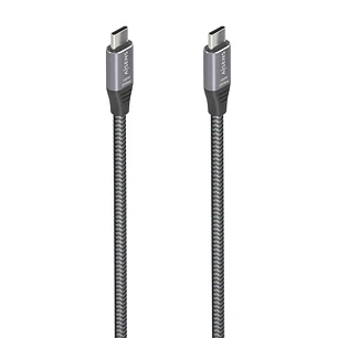 Aisens Cable USB 3.2 Gen2x2 Aluminio 20Gbps 8K@30Hz 5A 100W E-Mark - Tipo USB-C/M-USB-C/M - 3.0m - Color Gris