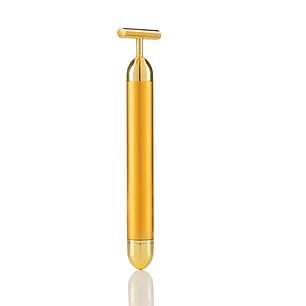 Innovagoods T-Vibe Masajeador Rejuvenecedor Facial de Alta Frecuencia - Inalambrico - Resistente al Agua - 6000 Vibraciones por Minuto - 3.3x14x1.5cm 