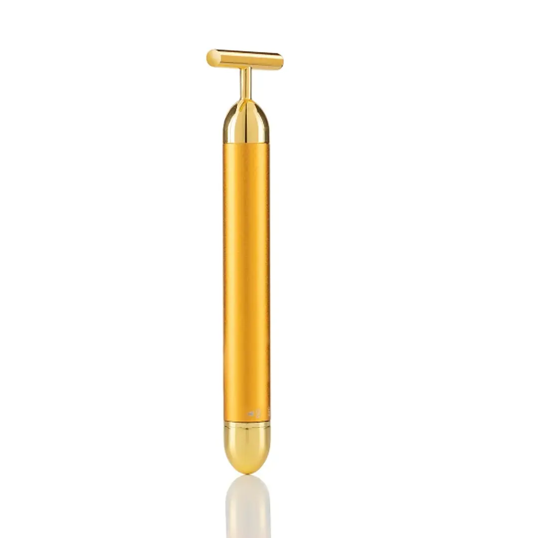 Innovagoods T-Vibe Masajeador Rejuvenecedor Facial de Alta Frecuencia - Inalambrico - Resistente al Agua - 6000 Vibraciones por Minuto - 3.3x14x1.5cm  1