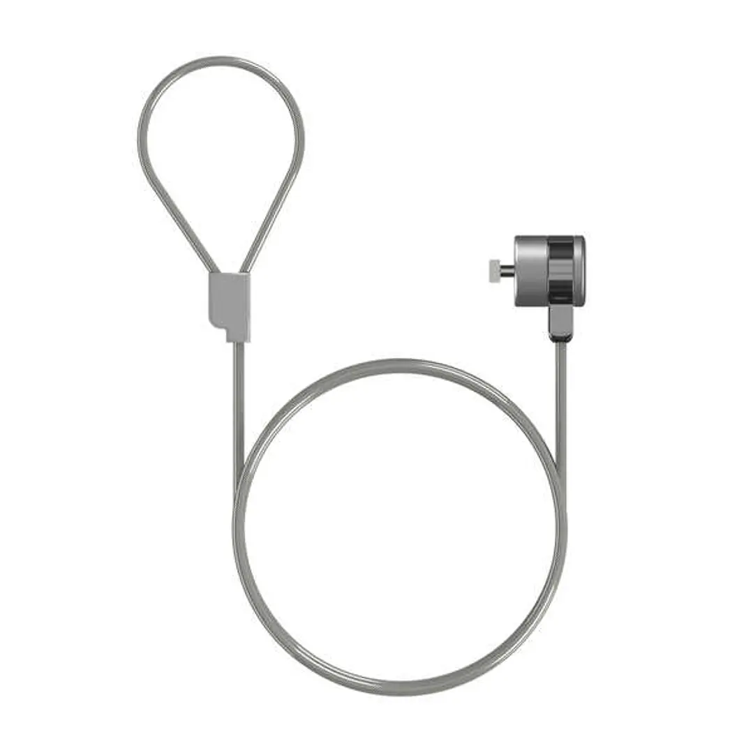 Aisens Cable de Seguridad con Cerradura de Llave para Ordenador, Monitor, Portatil - 1.5m 1