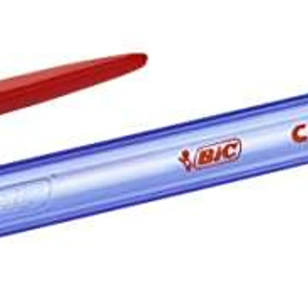Bic Cristal Soft Boligrafos de Bola - Punta Media de 1.2mm - Trazo 0.45mm - Escritura mas Fluida - Color Rojo 1