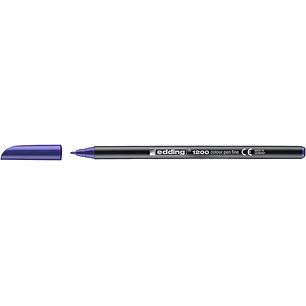 Edding 1200 Rotulador - Punta Redonda - Trazo 1mm - Tinta con Base de Agua - Color Violeta