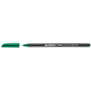 Edding 1200 Rotulador - Punta Redonda - Trazo entre 0.5  y 1 mm. - Tinta con Base de Agua - Color Verde