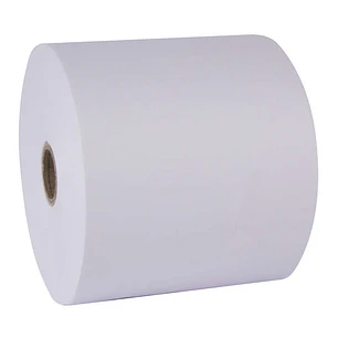 Apli Papel Electra Rollo - 57x65x12mm - Resistente al Agua y al Desgarro - Ideal para Etiquetas y Señalizacion - Blanco