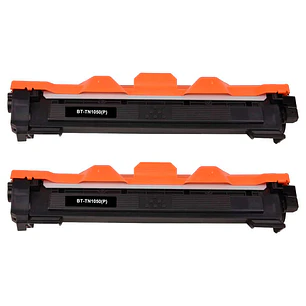 Brother TN1050 Negro Pack de 2 Cartuchos de Toner Genericos