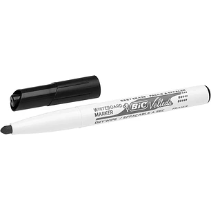Bic Velleda 1741 Marcador para Pizarra - Punta de 4.5 mm - Trazo 1.4mm - Tinta con Base de Acetona - Borrado Optimo - Larga Duracion - Color Negro