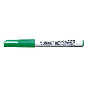 Bic Velleda 1741 Marcador para Pizarra - Punta de 4.5 mm - Trazo 1.4mm - Tinta con Base de Acetona - Borrado Optimo - Larga Duracion - Color Verde