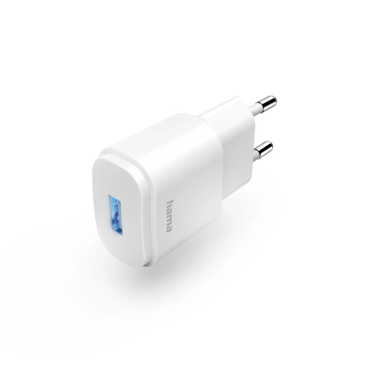 Hama Cargador de Pared - Potencia 6W - USB-A - Color Blanco 1