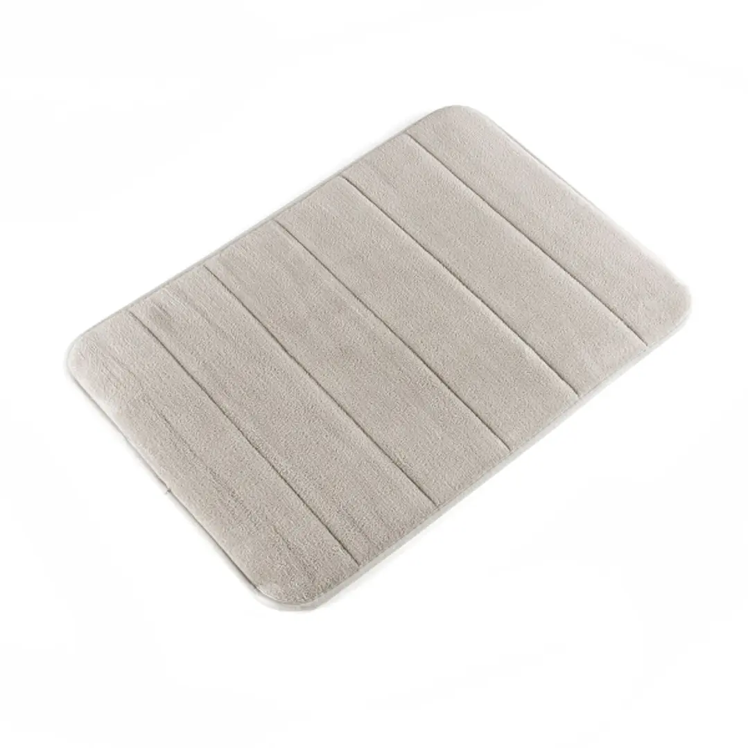 Innovagoods Alfombra de Aseo Viscoelastica - Antideslizante - Superabsorbente - Facil Limpieza - 55x40x1cm - Color Blanco 1