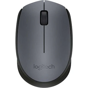 Logitech M170 Raton Inalambrico 1000dpi - 3 Botones - Uso Ambidiestro - Color Gris/Negro