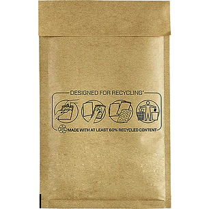 Fellowes Bankers Box Pack de 100 Bolsas de Burbujas Acolchada - Medida 120x210mm - Burbujas Internas para Amortiguacion - Ideal para Productos Fragile