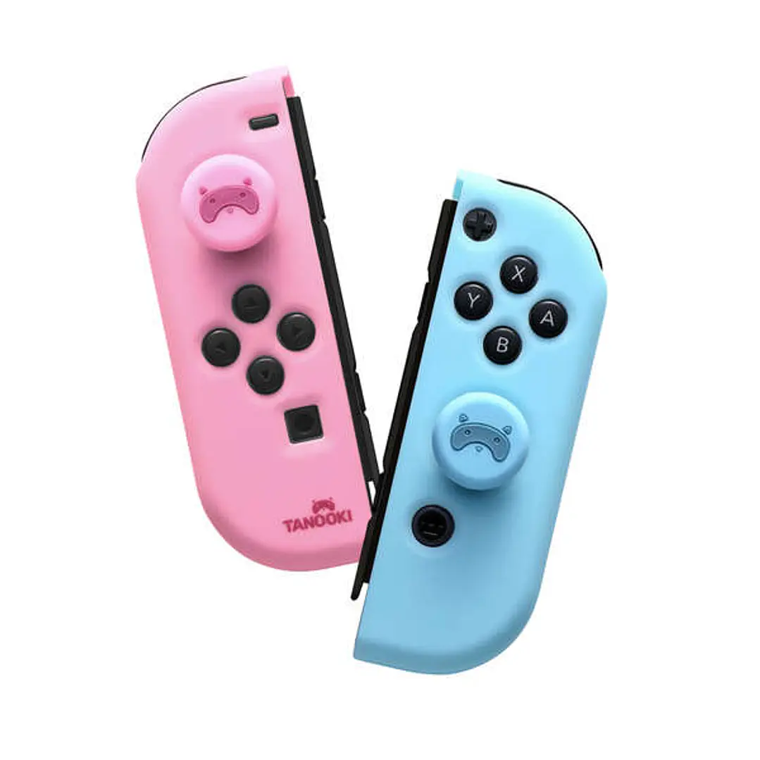 FR-TEC Carcasas Rigidas Switch Tanooki Combo - Mejora el Agarre de los Joysticks - Acabado Mate - Color Varios 1