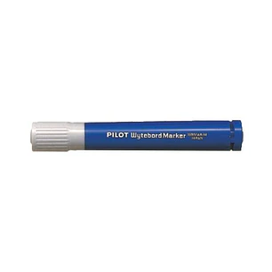 Pilot Rotulador para Pizarra Blanca - Punta Redonda de 4mm - Trazo de 1.8mm - Recargable - Tinta con Base de Alcohol - Borrable en Seco - Color Azul