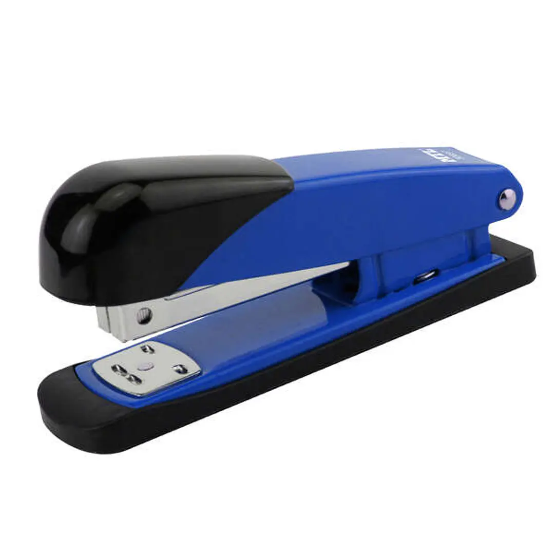 Dohe Grapadora de Sobremesa Metalica - Hasta 20 Hojas - Capacidad 100 Grapas - Color Negro/Azul 1