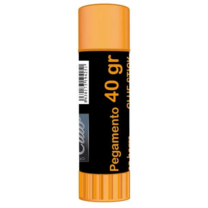 Ingraf Pegamento en Barra Adhesivo Solido 40gr - Sin Disolventes - Facil Aplicacion - Ideal para Oficina, Hogar y Colegio - Color Transparente 1