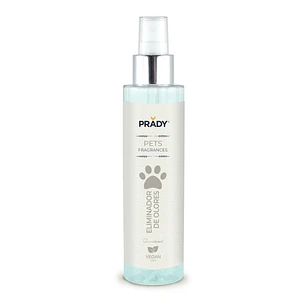 Prady Perfume Para Mascota Eliminador de Olores - Frasco de 150 ml - Spray Pulverizador