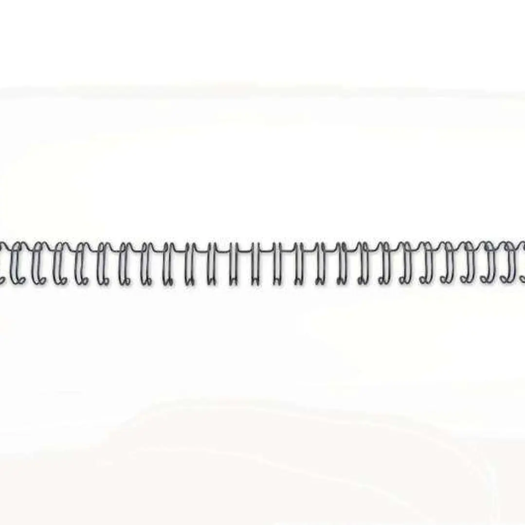 GBC Wirebind Pack de 100 Alambres de Encuadernacion 8mm para Paso 3:1 Redondo o Cuadrado - Formato A4 - Para 34 Orificios - Encuaderna hasta 70 Hojas  1