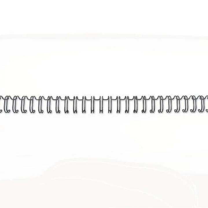 GBC Wirebind Pack de 100 Alambres de Encuadernacion 8mm para Paso 3:1 Redondo o Cuadrado - Formato A4 - Para 34 Orificios - Encuaderna hasta 70 Hojas  1