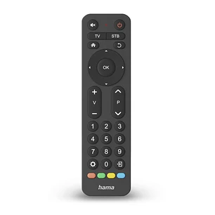 Hama Mando a Distancia para TV - Universal - Alcance 10m - 31 Botones - Permite 2 Dispositivos Simultaneos - 17.3x4.7x2cm - Color Negro