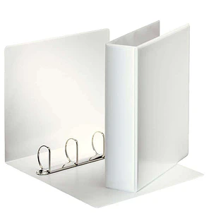 Esselte Carpeta Canguro Gama Basica A4 4 Anillas 4D 50mm - Capacidad para 480 hojas A4 (80 g/m²) -  Color Blanco