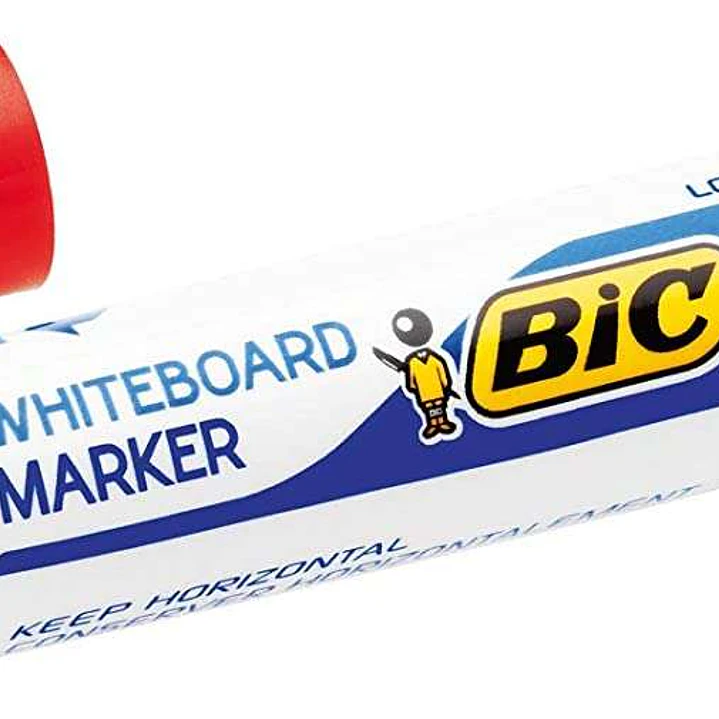 Bic Velleda 1751 ECOlutions Marcadores para Pizarra - Punta Biselada - Trazo entre 3mm y 5.5mm - Tinta con Base de Alcohol - Ecologico - Borrado Optim 1