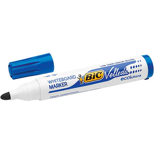 Bic Velleda 1701 ECOlutions Marcadores para Pizarra - Punta Redonda - Trazo de 1.5 mm - Tinta con Base de Alcohol - Ecologico - Borrado Optimo - Color