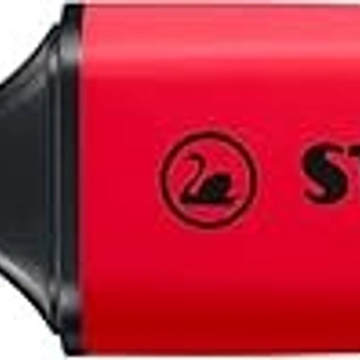 Stabilo Boss 70 Rotulador Marcador Fluorescente - Trazo entre 2 y 5mm - Recargable - Tinta con Base de Agua - Color Rojo Real 1