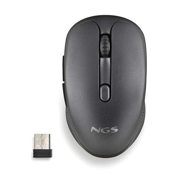 NGS Evo Rust Black Raton Inalambrico USB 1600dpi - 5 Botones - Recargable - Uso Diestro 1