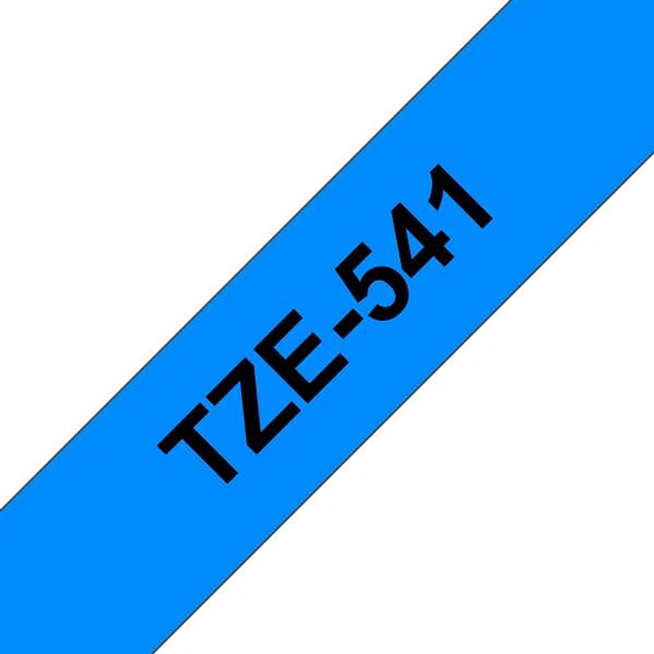 Brother TZe541 Cinta Laminada Generica de Etiquetas - Texto negro sobre fondo azul - Ancho 18mm x 8 metros 1