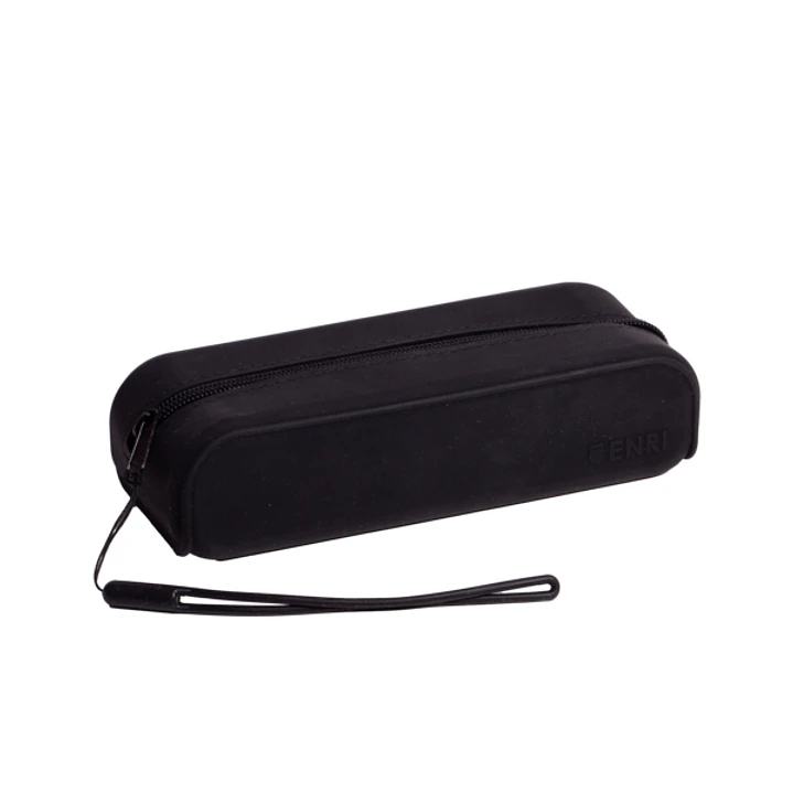 Enri Estuche de 1 Compartimento - Fabricado en Silicona - Asa de Mano - Color Negro 1