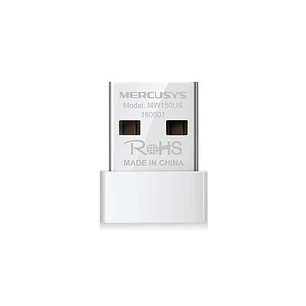Mercusys Adaptador USB Nano Inalambrico N150 - USB 2.0 - Hasta 150Mbps