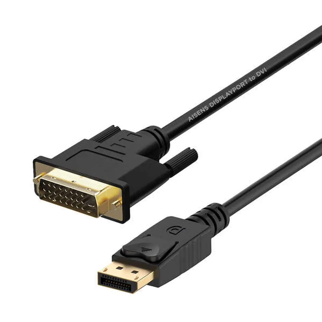 Aisens Cable Conversor Displayport a DVI - DP/M-DVI/M - 2.0m - Color Negro 1